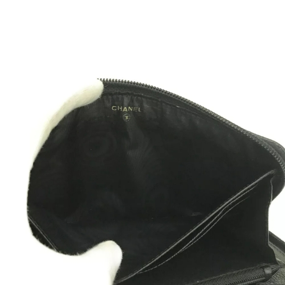 Chanel CC Calfskin Large Zip Around Wallet w/ COA - Picture 7 of 9